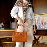 Espresso Suede Bag