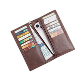 Executive Leather Long Wallet - Vintage Brown