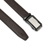 Holeless Leather Belt Automatic Adjustable Buckle