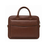 Parker Slim Leather Laptop Bag-Tan