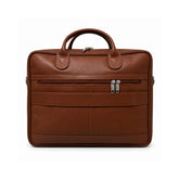 Executive Leather Laptop Bag-Tan