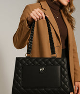 Velvique Leather Tote Bag