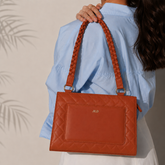 Velvique Leather Tote Bag