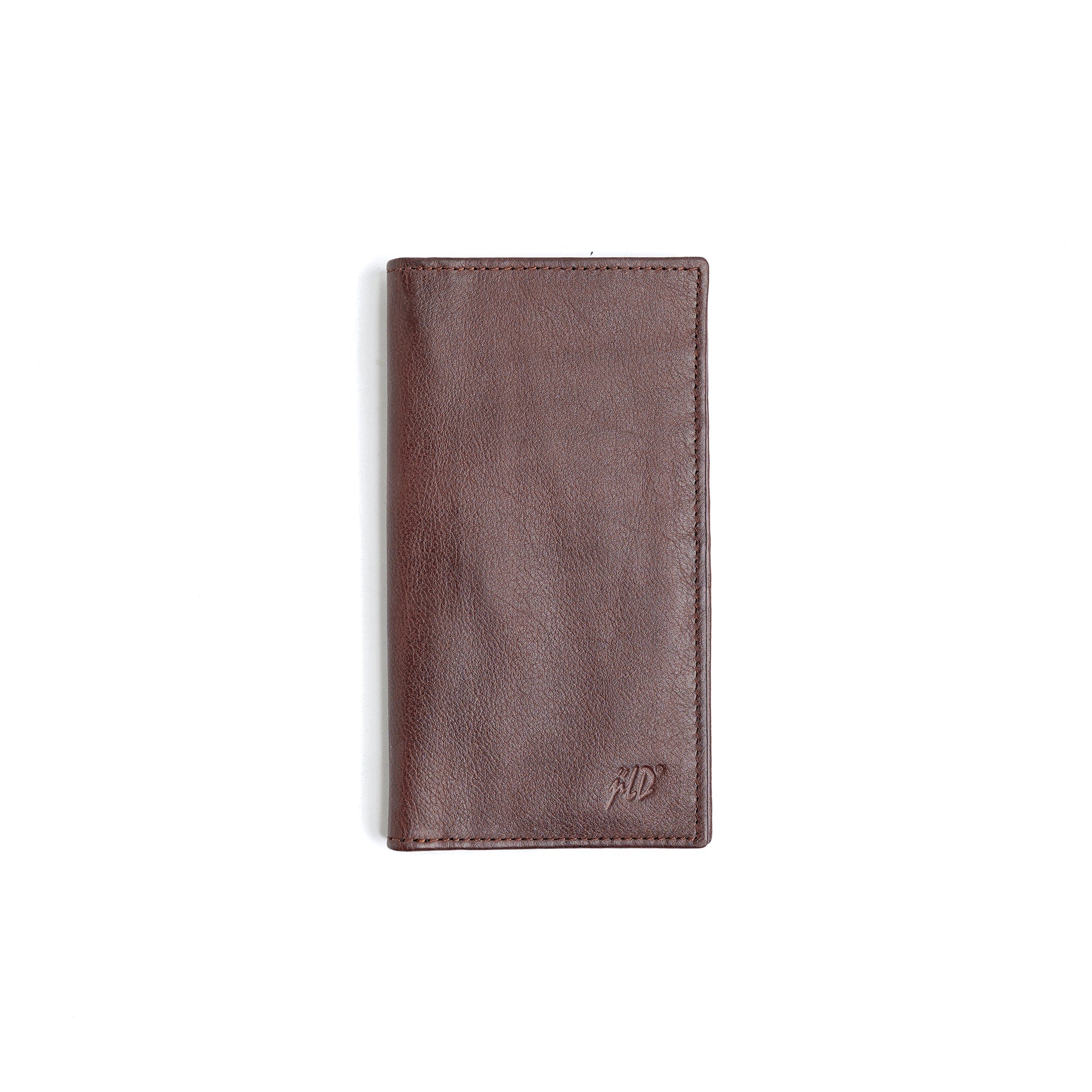 Executive Leather Long Wallet - Vintage Brown