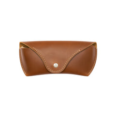 Vintage Leather Eyewear Pouch Classic Protective Case