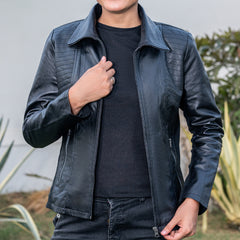 Marina Fleece Lined Women’s Real Leather Jacket
