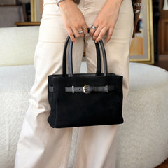 Espresso Suede Bag