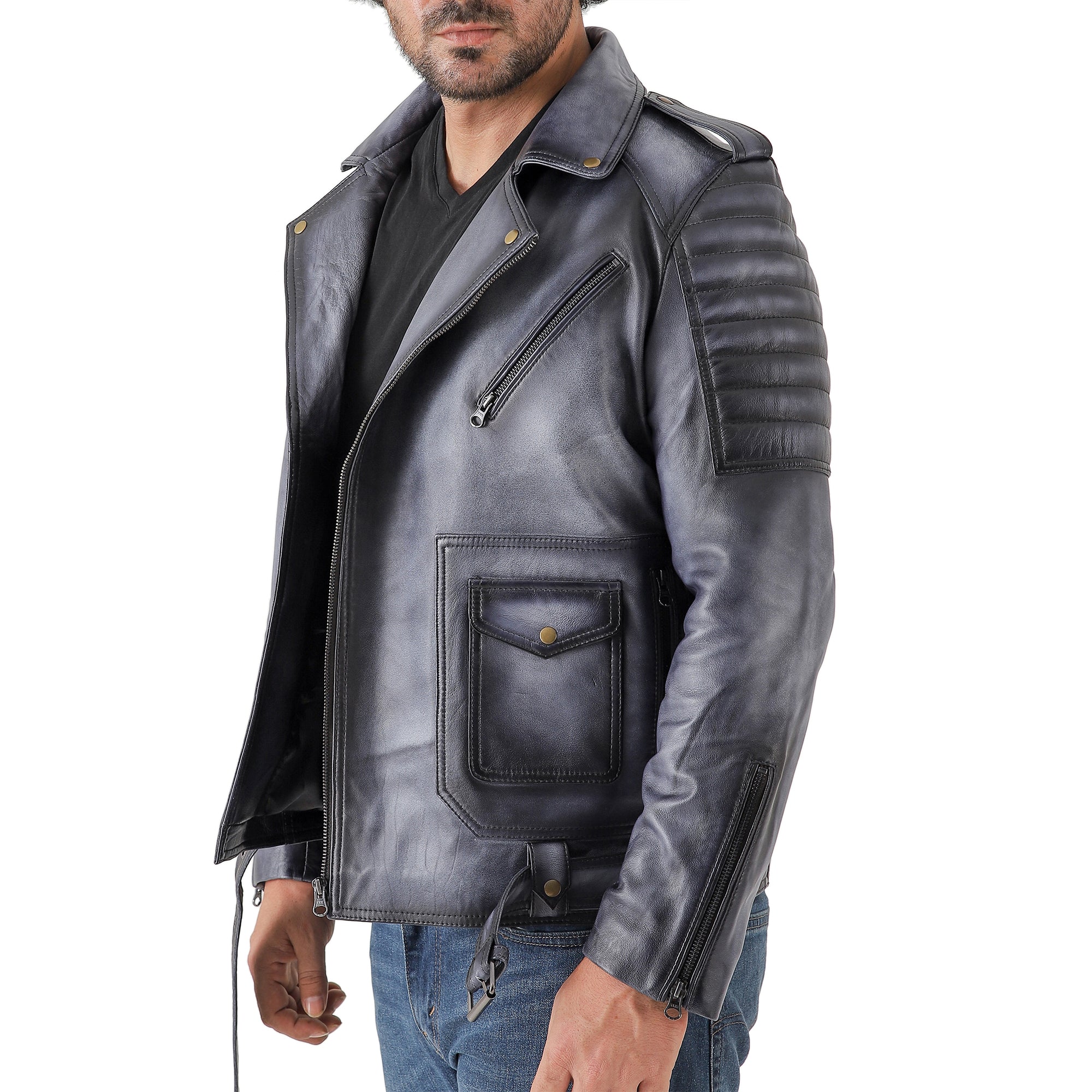 The Vintage Revival-Biker Jacket