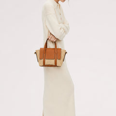 Jute Charm Flapover Bag