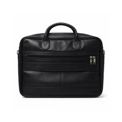 Executive Leather Laptop Bag-Black