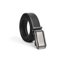 Holeless Leather Belt Automatic Adjustable Buckle