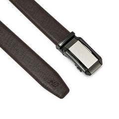 Holeless Leather Belt Automatic Adjustable Buckle