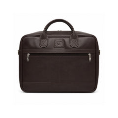 Executive Leather Laptop Bag-Brown