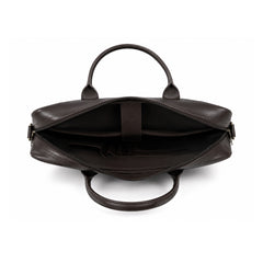 The Ultimate Leather Breifcase Bag-Dark Brown