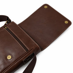 Crossbody Organizer Vintage Pure Leather Bag