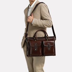The Russet Leather Briefcase