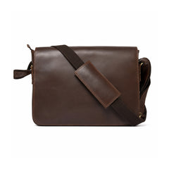 Jild Classic Satchel Vintage Leather Messenger Bag (Vintage Brown)