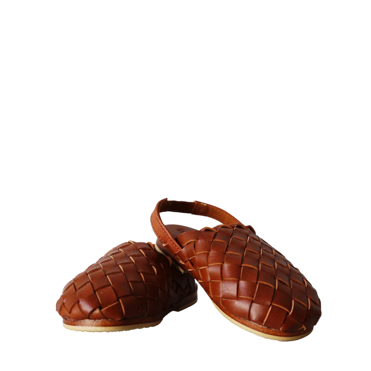 Handwoven Leather Mules For Kids – Jild
