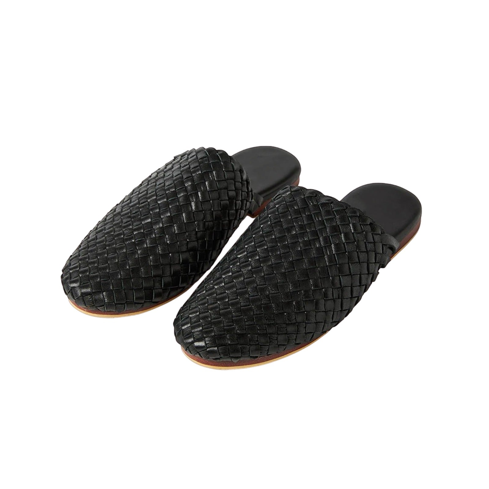 Tana-Womens Handwoven Leather Mules