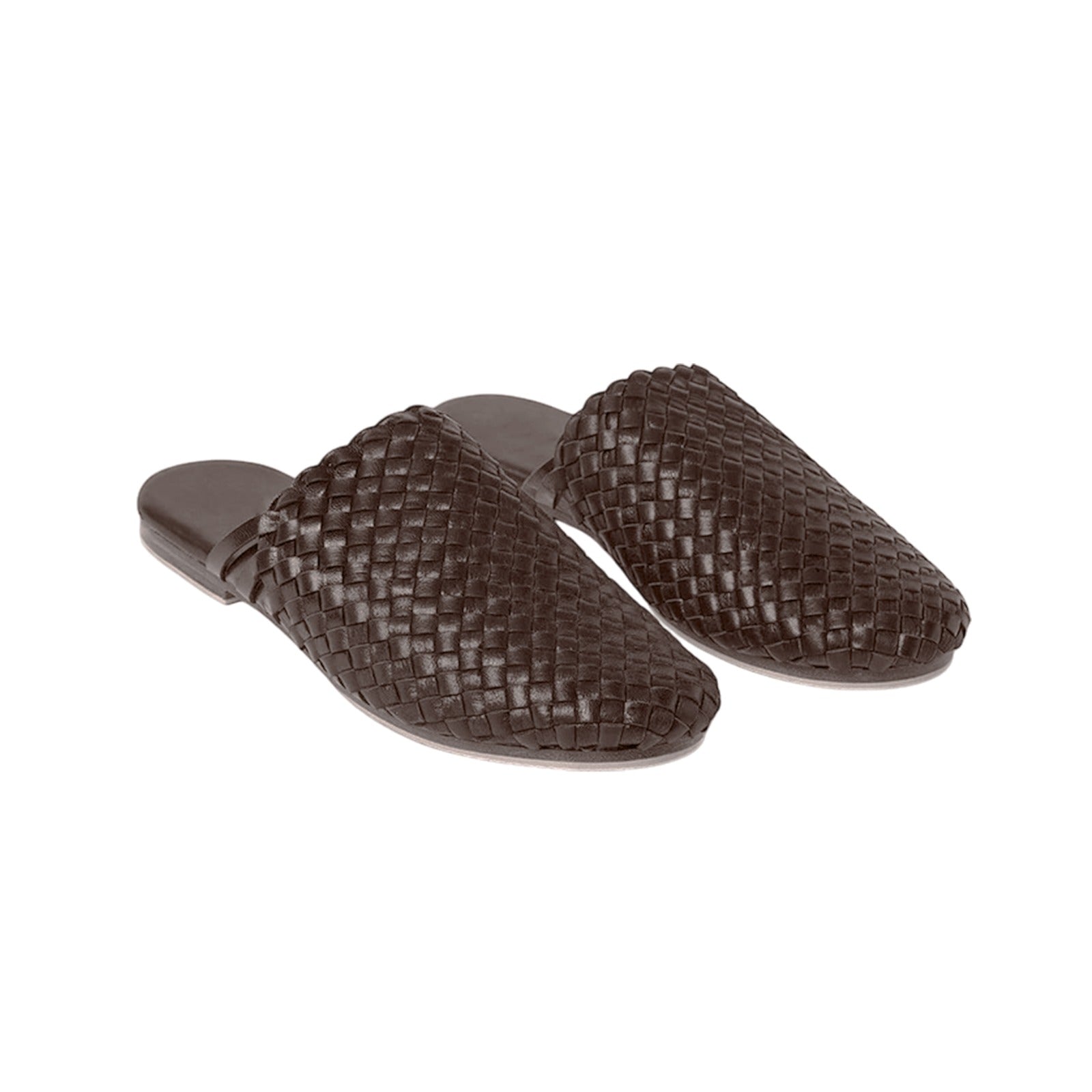 Tana-Womens Handwoven Leather Mules