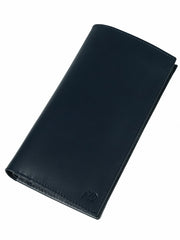 Multi Purpose Leather Long Wallet-BLUE