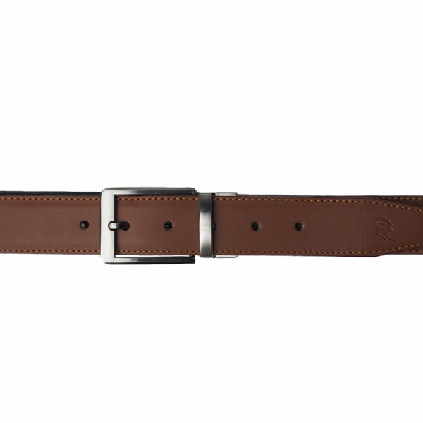 BLACK CAMEL BROWN Double Sided Reversible Men's' Leather Belt