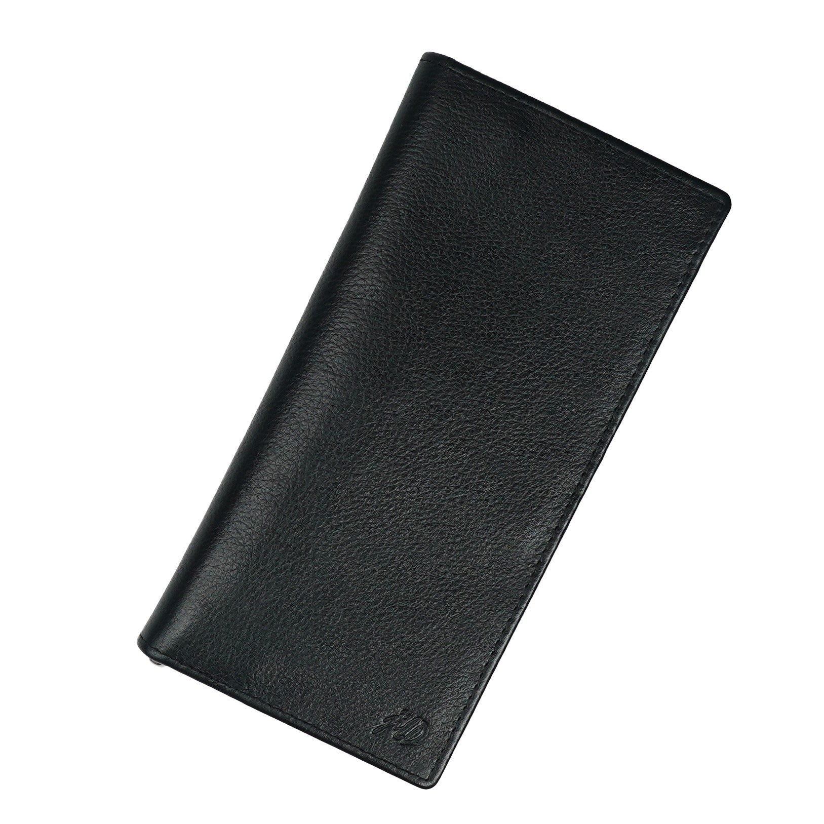 Executive Leather Long Wallet BLACK