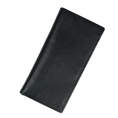Executive Leather Long Wallet BLACK